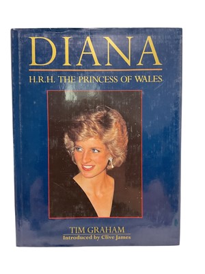 Lot 68 - H.R.H. Diana The Princess of Wales signed and inscribed book 'Diana H.R.H. The Princess of Wales' by Tim Graham, inscibed ' To James from Diana, April 1994' sold with letter from Diana's Privat...