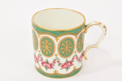 Lot 328 - Sevres porcelain coffee can
