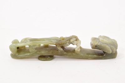 Lot 1098 - Chinese jade belt hook