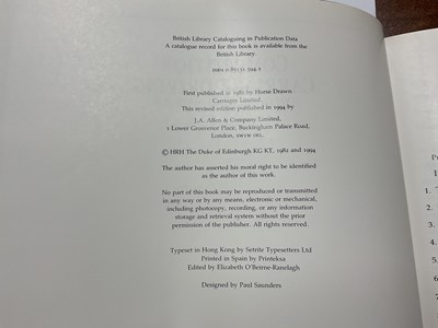 Lot 70 - H.R.H. Prince Philip The Duke of Edinburgh, signed book 'Competition Carriage Driving' by H.R.H. The Duke of Edinburgh, signed ' Philip' . Sold with copy of a letter from The Duke gifting the bo...