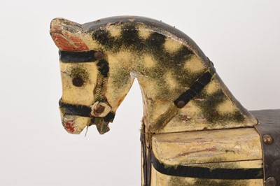 Lot 1001 - Early 20th century child’s push along horse