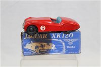 Lot 2813 - Tinplate keyless Clocksckwork Jaguar XK120...