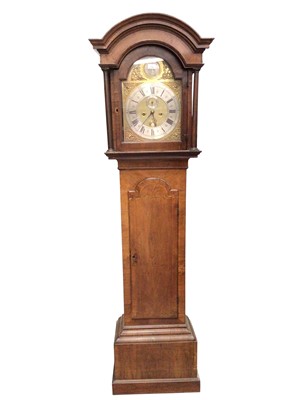 Lot 579 - Mid 18th century walnut longcase clock by Richard Turner, Lewes