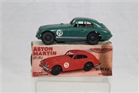 Lot 2814 - Tinplate keyless Clocksckwork Aston Martin DB2...