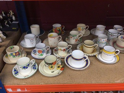 Lot 742 - Three boxes of antique coffee cans and saucers