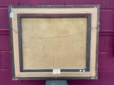 Lot 1207 - Attributed to Thomas Buttersworth (c.1768-1842) oil on canvas - Shipping in a Swell, apparently unsigned, 61cm x 74cm, in gilt frame Provenance: Mandell's Gallery, Norwich, 13th July 197...