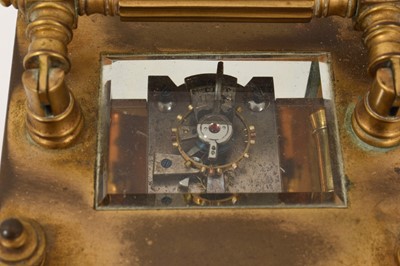 Lot 623 - Edwardian French carriage clock
