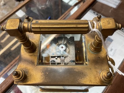 Lot 623 - Edwardian French carriage clock