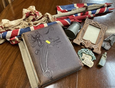 Lot 156 - Sundry items, flags, etc.