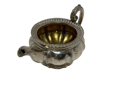 Lot 569 - George IV silver milk jug