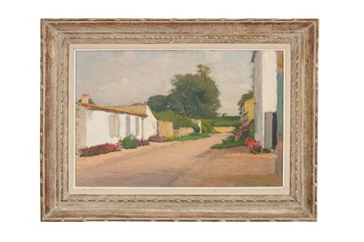 Lot 1342 - *Gaston Boucart (1878-1962) oil on board - Continental village corner, signed, 37cm x 55cm, framed