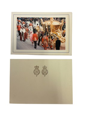Lot 163 - H.M. Queen Elizabeth II and H.R.H. The Duke of Edinburgh, signed 1977 and 1978 Christmas cards, both with colour photographs of the Royal couple (2)