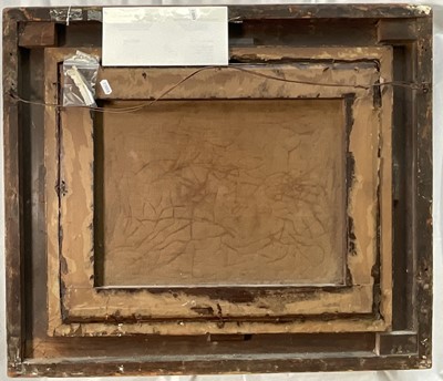 Lot 84 - After George Morland, early 19th century oil on canvas, behind glass in gilt frame.