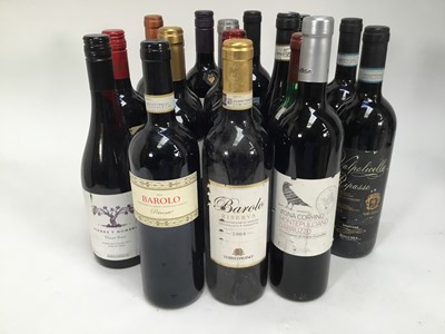 Lot 56 - Seventeen bottles, mixed red wines, Chilean (8) and Italian (9), recent vintages 2000s onwards