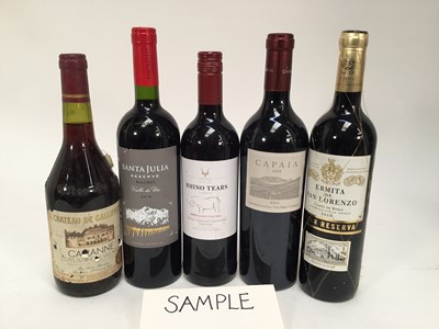 Lot 62 - Sixteen bottles, New World reds and others, vintages 2000s onwards