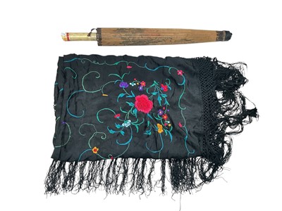 Lot 2107 - Collection of kid gloves and parasols