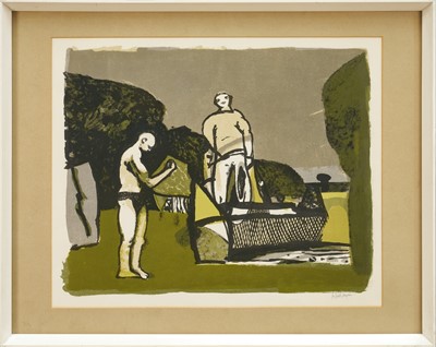 Lot *Keith Vaughan (1912-1977) lithograph - Finisterre, 1952, signed, 35 x 45cm, in glazed frame