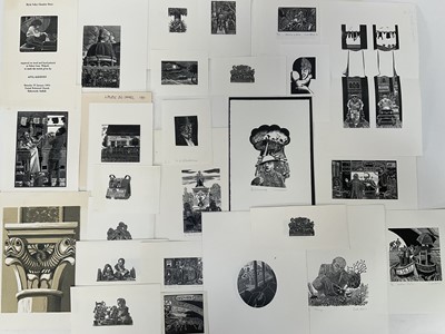Lot 1133 - Linda Holmes (1950-2015) Large collection of unframed wood cut prints