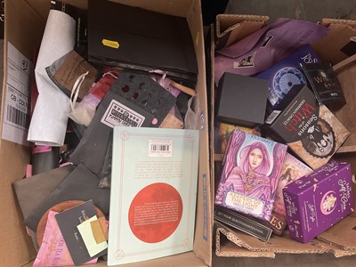 Lot 185 - Tarot cards, joss sticks and similar items