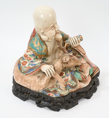 Lot Early 20th century Japanese kutani figure of a sage