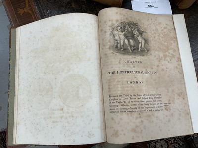Lot 663 - Transactions of the Horticultural Society of London