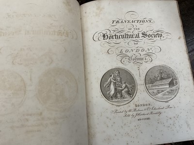 Lot 663 - Transactions of the Horticultural Society of London