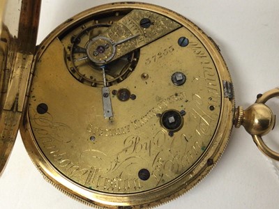 Lot 538 - Victorian 18ct gold pocket watch in box
