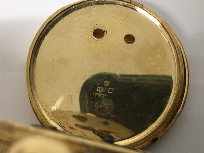 Lot 538 - Victorian 18ct gold pocket watch in box