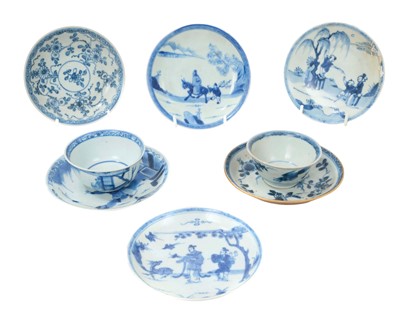 Lot Ca Mau cargo circa 1725, collection of tea bowls and saucers