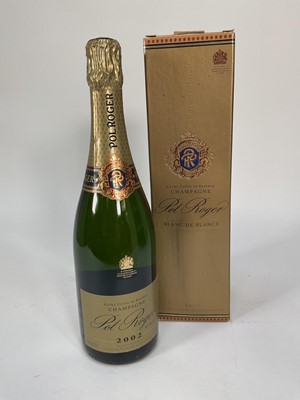 Lot 3 - One bottle, Pol Roger Champagne 2002 vintage, in card box