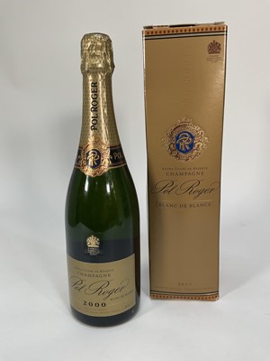 Lot 4 - One bottle, Pol Roger Champagne 2000 vintage, in original card box