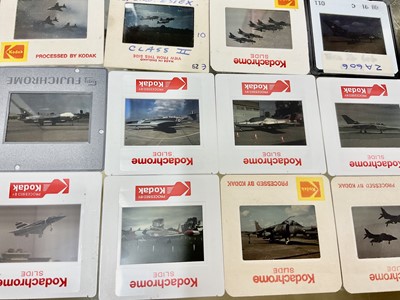 Lot 826 - Extensive collection of aviation slides including military and civil aircraft, from the collection of Howard Brainwood, (Qty).