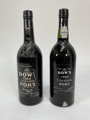 Lot 18 - Two bottles, Dow's Port, 1983 (bottled 1985) and 1985 (bottled 1987)