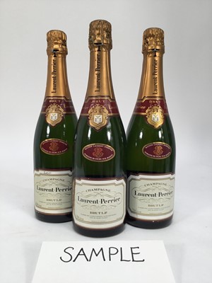 Lot 76 - Nine bottles, Laurent Perrier Brut champagne