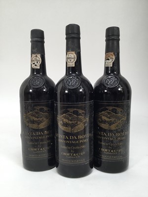 Lot 80 - Three bottles, Quinta da Roeda 1978 vintage port, bottled 1980
