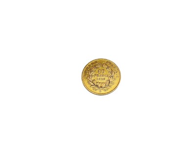 Lot 454 - France - Gold 10 Francs, Napoleon III 1856 VG-AF (1 coin)
