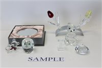 Lot 2191 - Collection of Swarovski crystal items -...