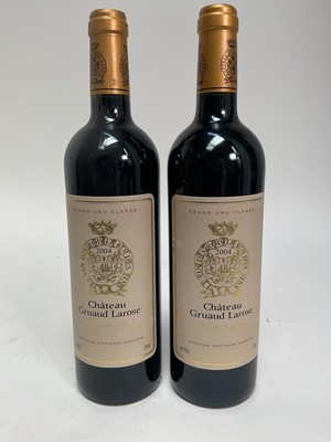 Lot 105 - Two bottles, Chateau Gruaud Larose Grand Cru Classe 2004