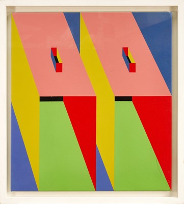 Lot Ron Sims (1944-2014) oil on canvas