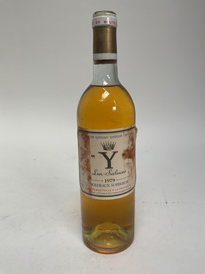 Lot 106 - One bottle, Chateau d'Yquem "Y" Lur-Saluces Bordeaux, 1979