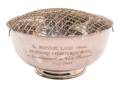 Lot 159 - Contemporary silver rose bowl (Sheffield 1983)