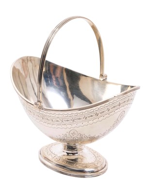 Lot 161 - Victorian silver sugar basket (London 1876)