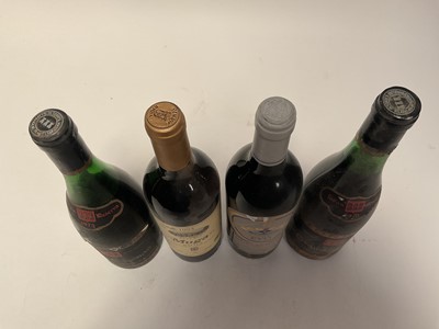 Lot 107 - Four bottles, Torres Gran Coronas Reserva 1970 and 1975, Evo Guelbenzu 1994, Muga Rioja 1994