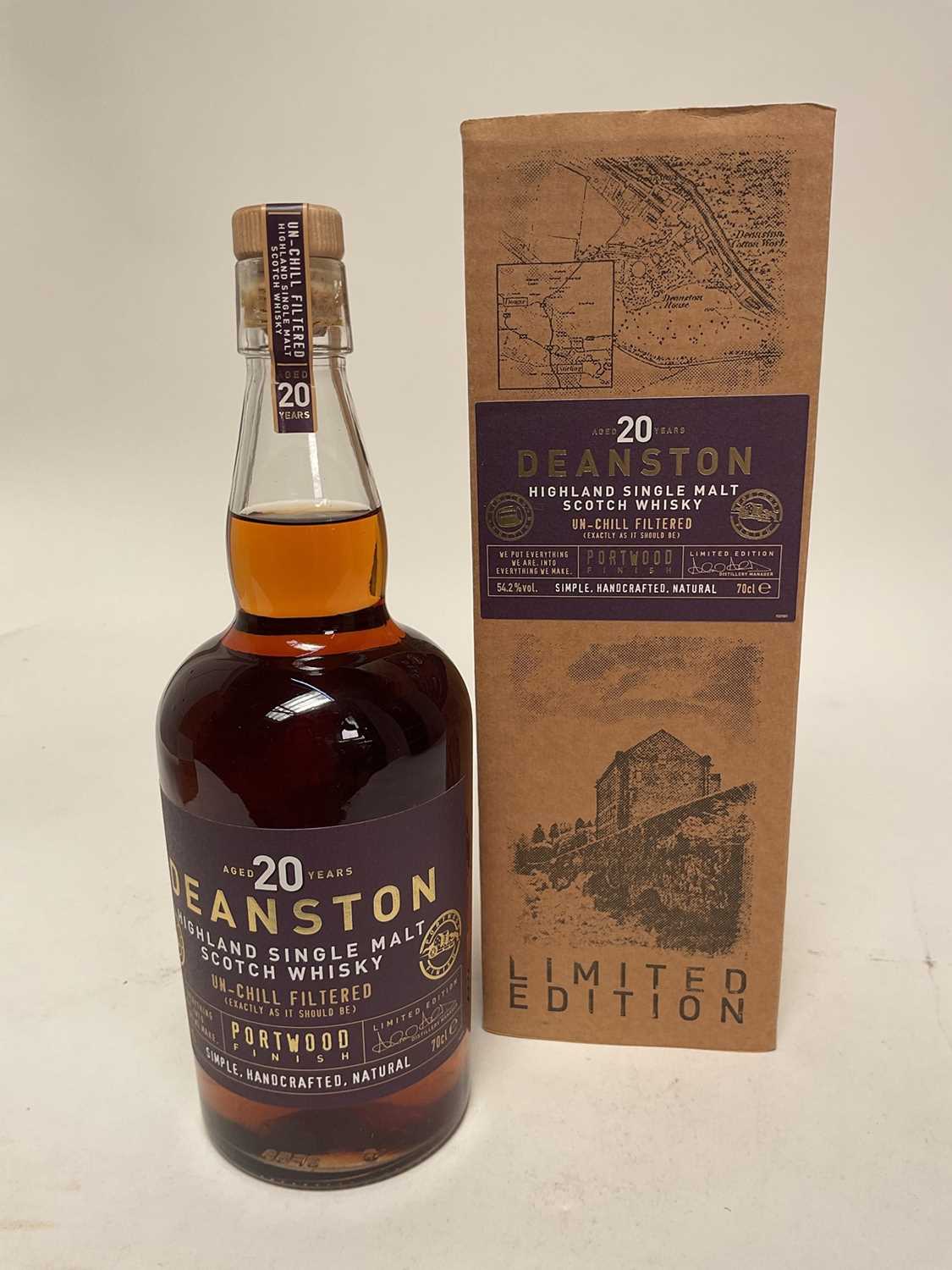Lot 29 - One bottle, Deanston 20 year old single malt whisky, 54.2%, 70cl., limited edition, boxed