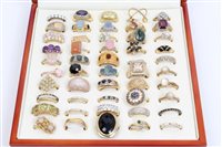 Lot 3262 - Large collection of Silverer gilt gem set...