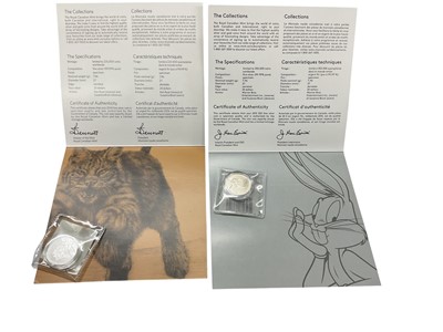 Lot 516 - Canada - Mixed specimen silver .999 20 Dollar coins, each weighing 7.96gms x 20, silver medallions x 2 & other issues (Qty)