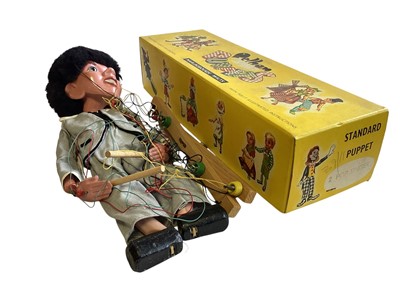 Lot 2027 - Pelham Puppet Pop Singer, with drum kit, boxed (1)