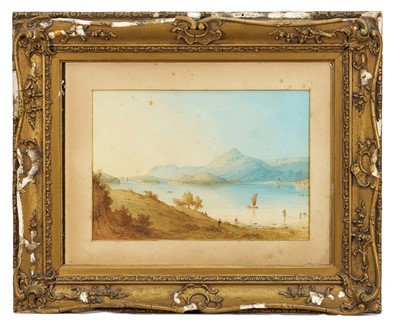 Lot 1010 - Admiral Richard Brydges Beechey (1808-1895) watercolour - Bantry Bay