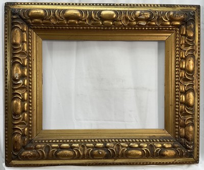 Lot 128 - Good quality late 19th century giltwood and gesso picture frame