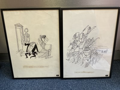Lot 898 - 20th century school, three original cartoons